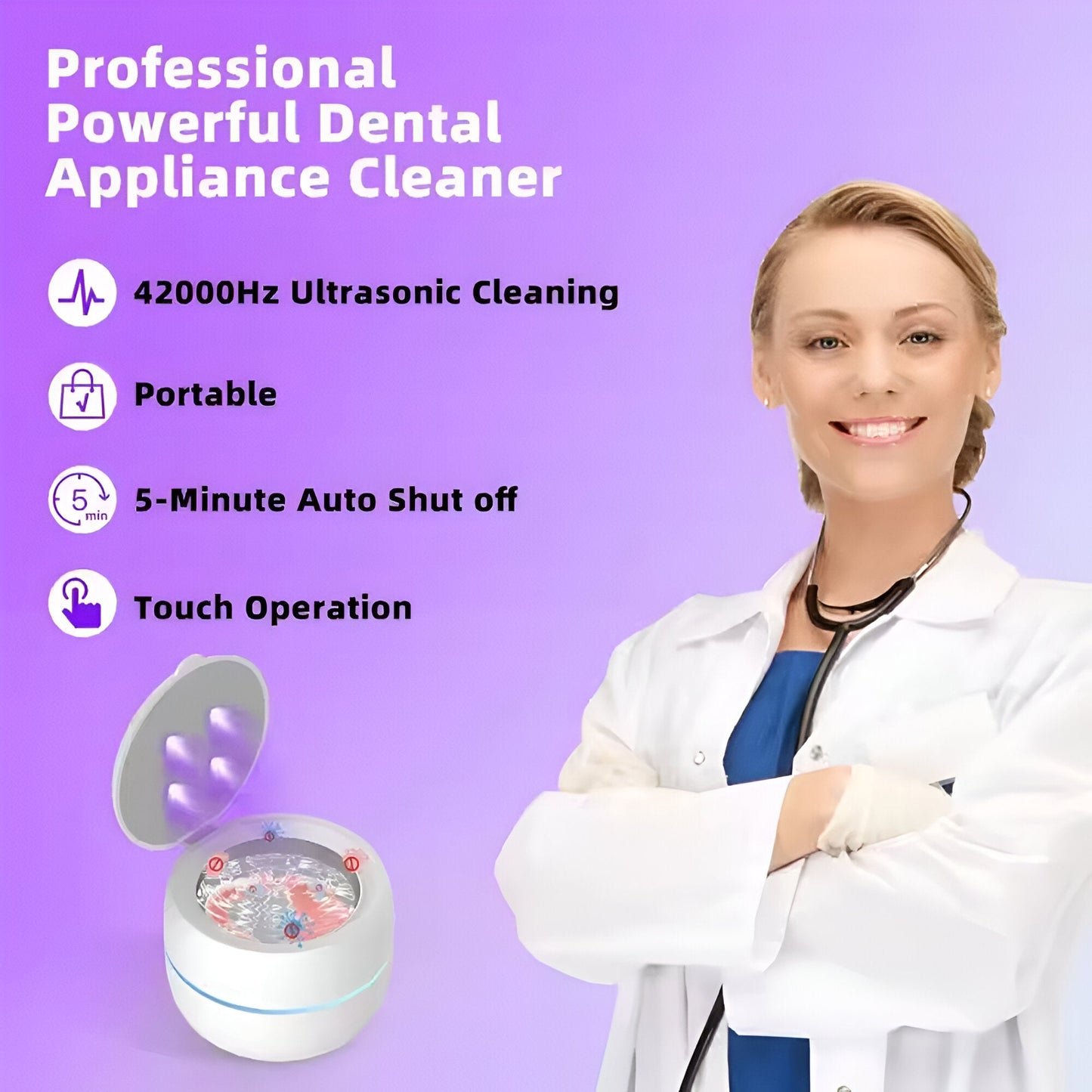 Proqora Dental™ – Ultrasonic Multi-Purpose Cleaner